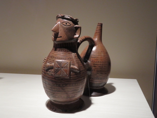 古代アンデス文明 双胴土器 ペルー