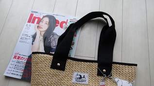 このクオリティで1780円は神では？持ってるだけで気分上がる、かごバッグ付録キタ！「夏らしくてかわいい〜」ムーミン＆リトルミイのチャームもかわいすぎた（1）